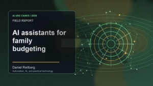 AI assistants for family budgeting: From Experiment to Everyday Use