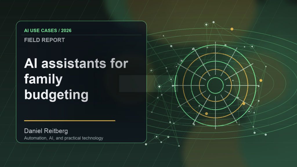 AI assistants for family budgeting: From Experiment to Everyday Use