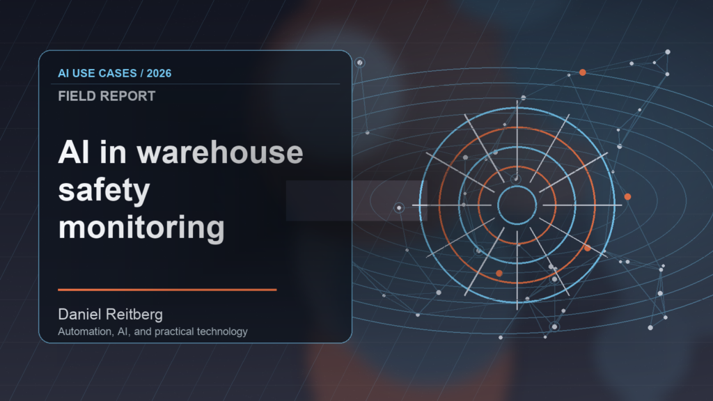 AI in warehouse safety monitoring: From Experiment to Everyday Use