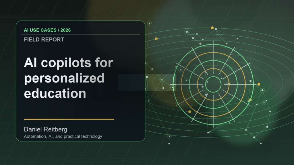 AI copilots for personalized education: From Experiment to Everyday Use