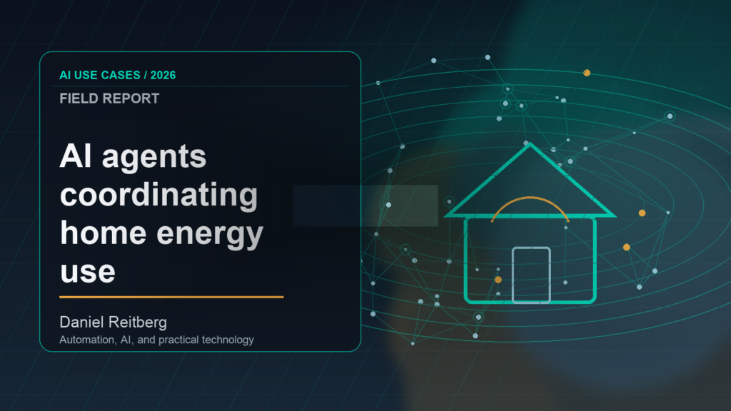 AI agents coordinating home energy use: From Experiment to Everyday Use