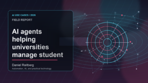 AI agents helping universities manage student support requests: From Experiment to Everyday Use