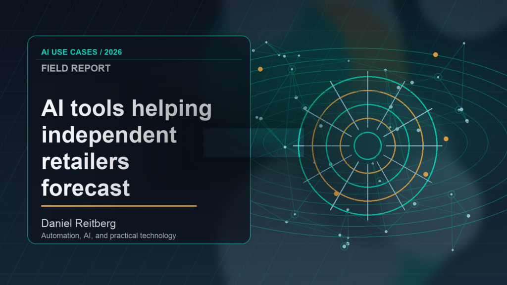 AI tools helping independent retailers forecast inventory demand: From Experiment to Everyday Use