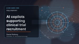 AI copilots supporting clinical trial recruitment workflows: From Experiment to Everyday Use