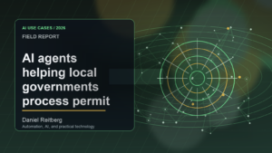AI agents helping local governments process permit applications: From Experiment to Everyday Use