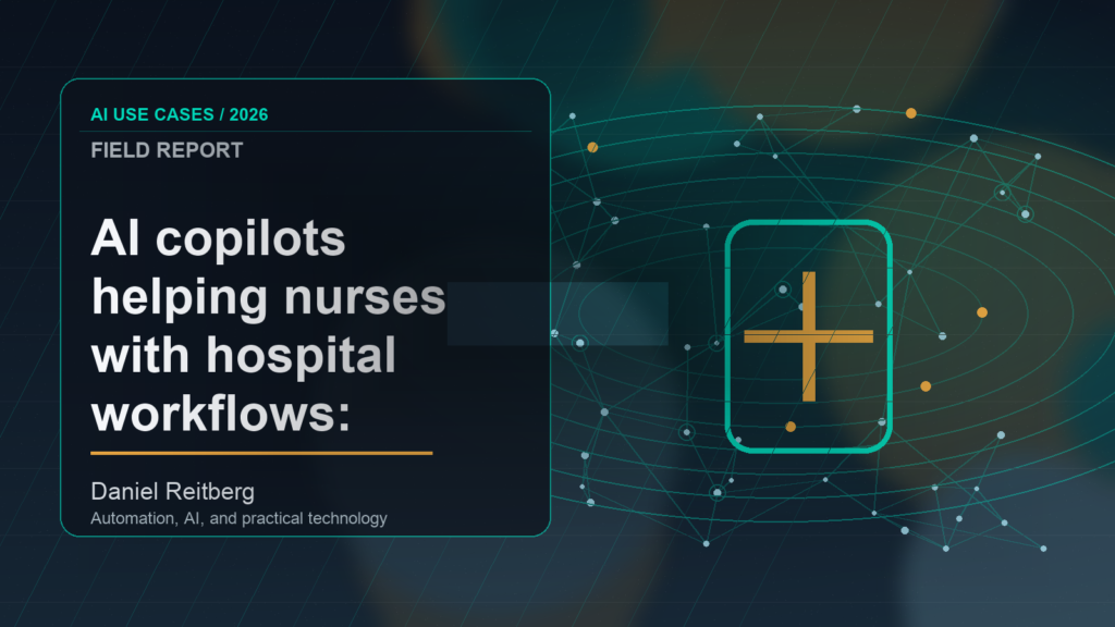 AI copilots helping nurses with hospital workflows: September 2026 implementation field guide: From Experiment to Everyday Use