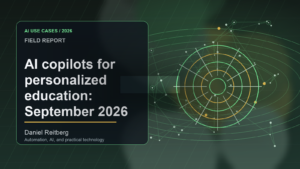 AI copilots for personalized education: September 2026 implementation field guide: From Experiment to Everyday Use